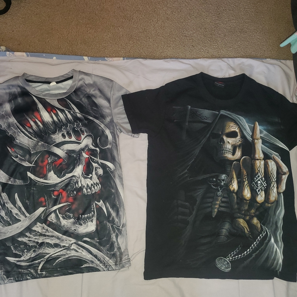 Mens skull shirts